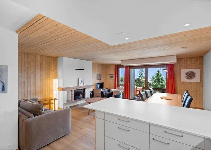 Apartmán Mercure 202 Sur La Place Du Village A Anzère